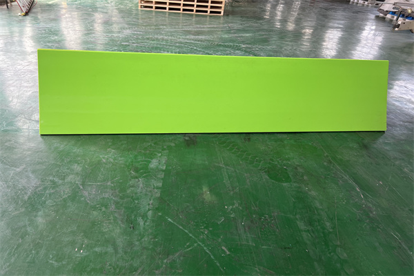 Bending HDPE sheet